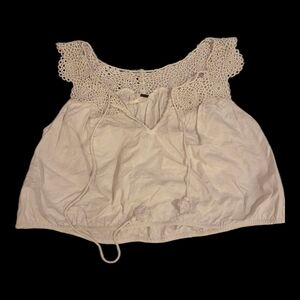 Free People Ivory Lace Blouse
